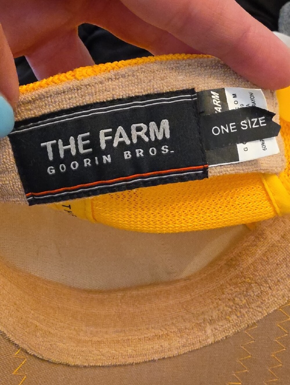 Goorin Bros Yellow The Farm Patch Trucker Hat - Picture 2 of 6